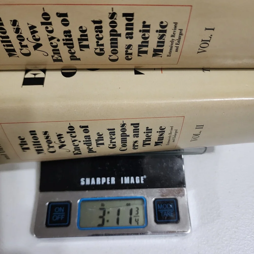 Milton Cross New Encyclopedia Great Composers Music 2 Vol Set 1969 Doubleday